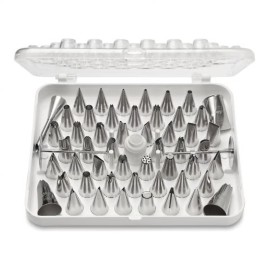 Cake Nozzle Set for Pastry Decorations (55-Piece)