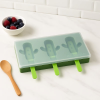 Ice Cream Mould sicle Mold, Cactus Shape Ice Molds Homemade sicle for DIY Ice sicle, 3-Cavity Summer Food Kitchen Tools (1 Pc)