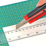 Heavy Duty 18mm Cutter Knife Set with Extra Blades for Office & Home