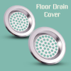 Bathroom Kitchen Stainless Steel Basin Sink Drain Strainer (2 Pc Set)