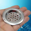Bathroom Kitchen Stainless Steel Basin Sink Drain Strainer (2 Pc Set)