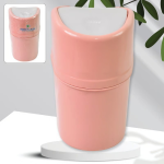 Mini Trash Can, Dustbin Plastic Garbage Can with Lid (1 Pc)
