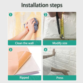 Wallpaper 3D Foam Wallpaper Sticker Panels