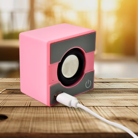 Mini Speaker Portable Wireless Speaker with Immersive Sound (1 Pc / Mix Color)