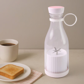 Blender Portable Juicer with 4 Blades 400 Ml Multicolor