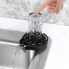 Automatic Cup Washer or Glass Rinser for Kitchen Sink, Black Kitchen Sink Cleaning Spray Cup Washer, Bar Glass Washer