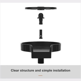 Automatic Cup Washer or Glass Rinser for Kitchen Sink, Black Kitchen Sink Cleaning Spray Cup Washer, Bar Glass Washer