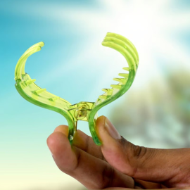 Big Hair Clips for Girls Kids Hair Accessories (6 Pcs Set / Transparent), Hair accessories