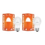 Halonix Astron Plus 7W E27 LED Bulb, Warm White (Pack of 2)