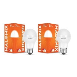 Halonix Astron Plus 7W E27 LED Bulb, Warm White (Pack of 2)