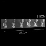 Single Coat Hooks Without Drilling Sticker Heavy Items Wall Hangers Hook (Pack of 8)