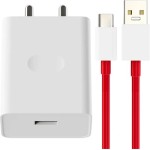 3 W SuperVOOC 6 A Wall Charger for Mobile with Detachable Cable(White, Cable Included)