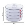 Plastic 4 Compartment Sprout Maker, White