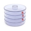 Plastic 4 Compartment Sprout Maker, White