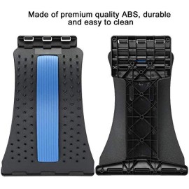 Multi-Level Back Stretcher Posture Corrector Device for Back Pain Relief with Back Support Mate Magic Back Stretching Massage (Multicolor)