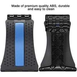 Multi-Level Back Stretcher Posture Corrector Device for Back Pain Relief with Back Support Mate Magic Back Stretching Massage (Multicolor)