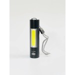 DP 571 Rechargeable Led Metal Torch (Black, Rechargeable)