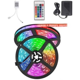 Led Strip Light 5 Mtr Non-Waterproof With + Adapter (RGB)