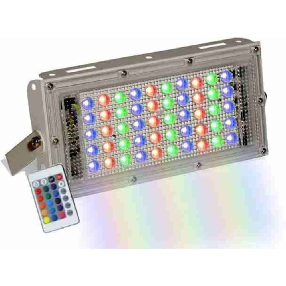 50w bricks flood led light with remote