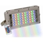 50w bricks flood led light with remote