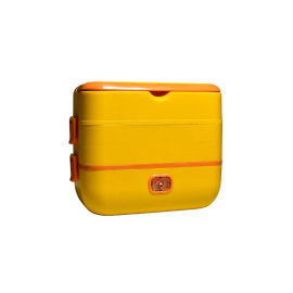 2 Layer Electric Lunch Box for Office, Portable Lunch Warmer with Removable 4 Stainless Steel Container