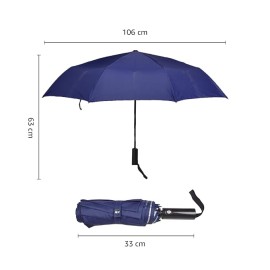 3-Fold Travel Umbrella - Sophisticated Auto-Open Auto-Close Mechanism, Large 42 inch Canopy, RainProof & UV Protection Ideal for Men & Women Stylish, Durable, and Functional Design