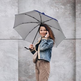 3-Fold Travel Umbrella - Sophisticated Auto-Open Auto-Close Mechanism, Large 42 inch Canopy, RainProof & UV Protection Ideal for Men & Women Stylish, Durable, and Functional Design