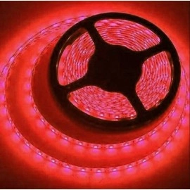 Led Strip Light 5 Mtr Non-Waterproof With + Adapter (Red)