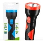 DPM 9136 New Model (1W) Ultra High Power LED Rechargeable Torch Torch Emergency Torch Battery Capacity: 400mAh Torch (Multicolor, Rechargeable)