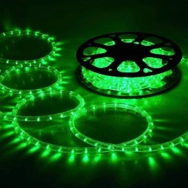 Led Strip Light 5 Mtr Non-Waterproof With + Adapter green