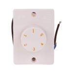 Cona Gold 3211 Medium Speed 5 Step Fan Regulator 100W White