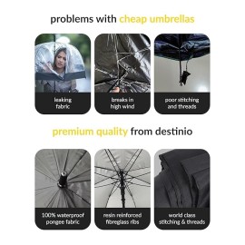 Auto Open 54 inch Big Umbrella for Rain with UV protection