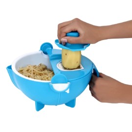 Stainless Steel Multifunctional Vegetable Fruits Cutter Shredder with Rotating Drain Basket