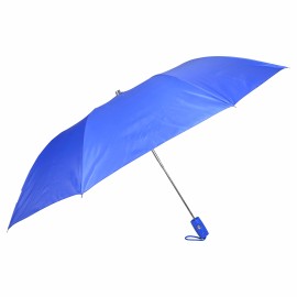 2 Fold 24.5 Inch Umbrella - Wind & RainProof Compact Travel Umbrella for Men & Women - Sun Protection (Royal Blue)