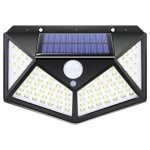 Solar Lights for Garden 100 LED Motion Sensor Security Lamp for Home,Outdoors Pathways Bright Solar Wireless Security Motion Sensor 100 Led Night Light (100 LED)