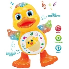 Toyshine Dancing Duck with Music Flashing Lights and Real Dancing Action Toyshine Dancing Duck with Music Flashing Lights and Real Dancing Action