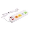 Cona Smyle Viva 4+1 Power Strip with 5-Meter Cable, 240 Volts, Multicolour