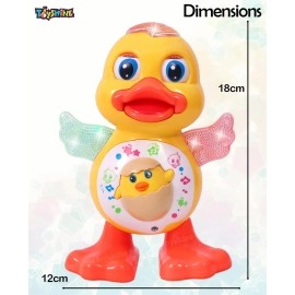 Toyshine Dancing Duck with Music Flashing Lights and Real Dancing Action Toyshine Dancing Duck with Music Flashing Lights and Real Dancing Action