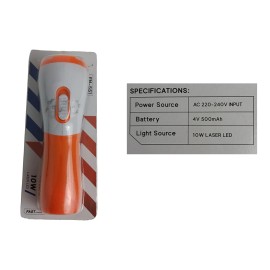 Rechargeable Torch Light  EN-551 Powerful 10W Laser LED 12 Hours of Continuous Lighting
