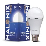 Halonix Prime 9W B22D 6500K Cool Day Light Inverter Rechargeable Emergency Led Bulb Pack of 1