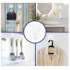 Single Coat Hooks Without Drilling Sticker Heavy Items Wall Hangers Hook (Pack of 8)