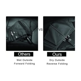 Rain-Guard Automatic Umbrella With 8 Ribs, Material- Polyponee, Umbrella For Women & Men, With Auto Open-Close Button