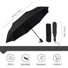 Automatic Open Umbrella To Protect From Rain And Sun UV Large Size Windproof For Men And Women