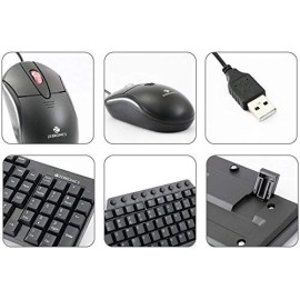 Zebronics Judwaa 555 USB Wired Mouse and Keyboard and Mouse Combo for Computer/Laptop