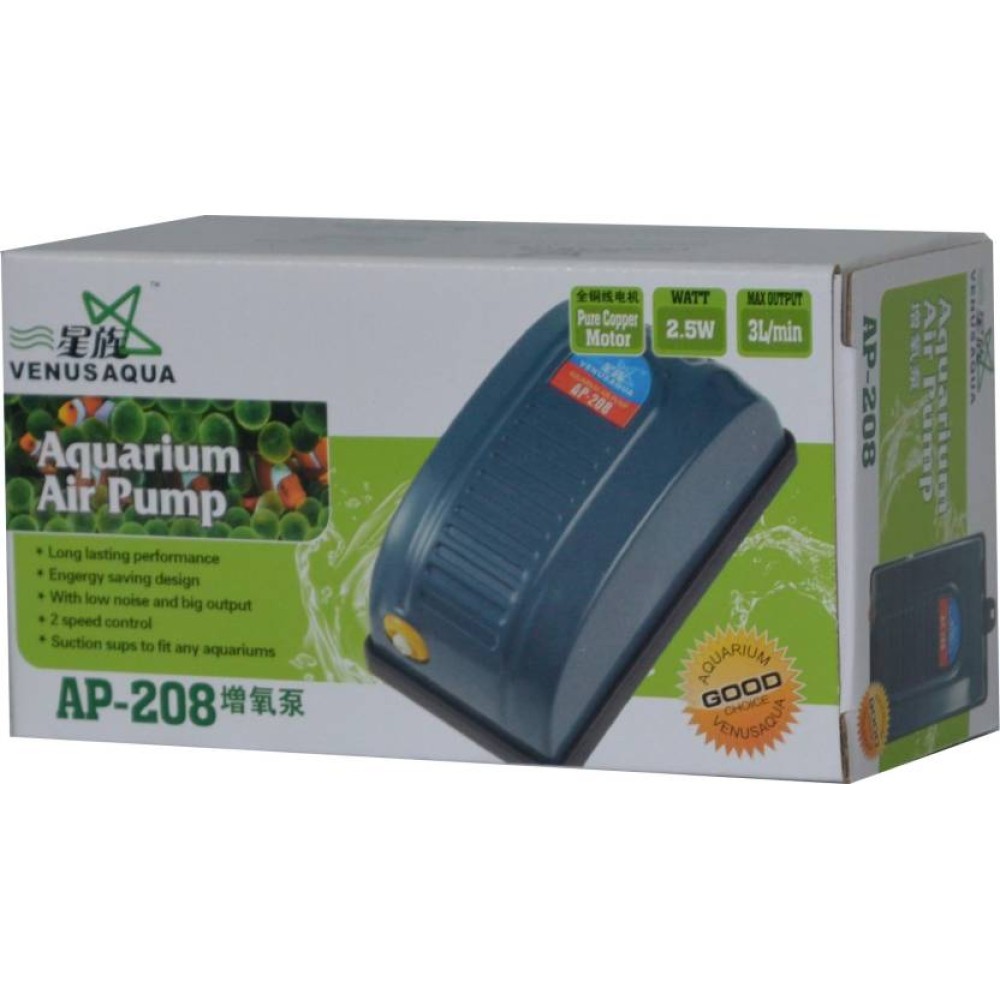 Venus Aqua Aquarium Air Pump AP 208