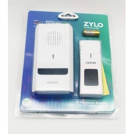 Cona Smyle Zylo Wireless Door Bel 36 Polyphonic Melodies Range 60 Mtrs