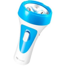DPM 9132B Ultra High Power LED Rechargeable Torch Torch Emergency Torch Battery (1W) Torch, Soft/Strong Light, Power Charging Plug Torch (Blue, Rechargeable)