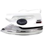 Usha Aluminium Ei 2802 1000 Watts Ultra Light Weight Dry Iron With Non-Stick Soleplate (White)