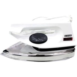 Usha Aluminium Ei 2802 1000 Watts Ultra Light Weight Dry Iron With Non-Stick Soleplate (White)