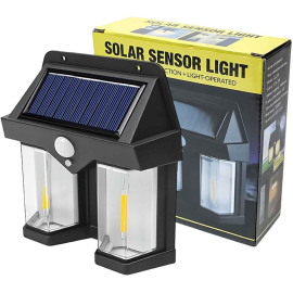 Outdoor Solar Wall Lamp Outdoor Waterproof High Quality Lamp Induction Garden Lamp Garden Villa Night Lamp Double Lamp Light (1 Pc)